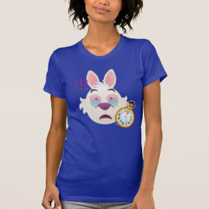 Alice In Wonderland The White Rabbit Emoji T-Shirt
