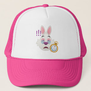 Alice In Wonderland    The White Rabbit Emoji Trucker Hat