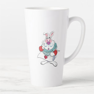 Alice In Wonderland   The White Rabbit Latte Mug