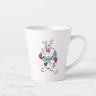 Alice In Wonderland   The White Rabbit Latte Mug