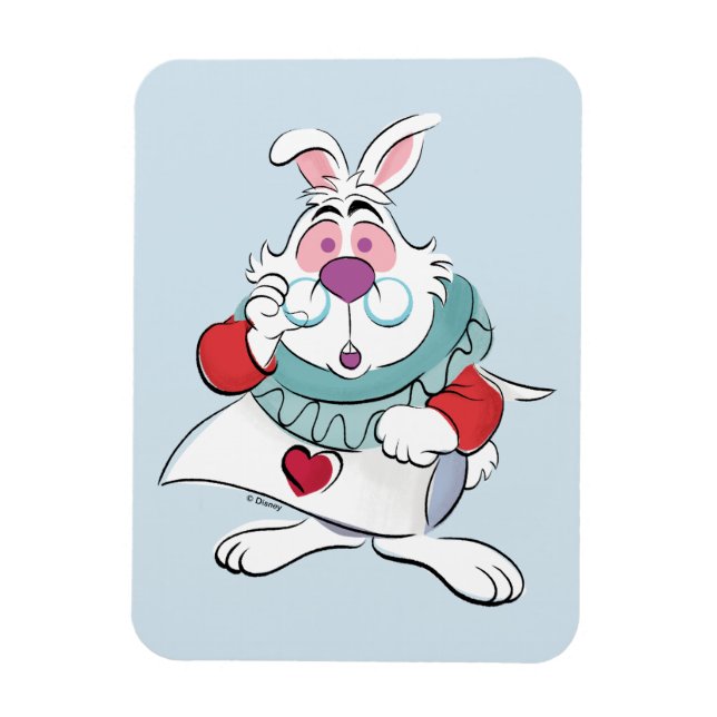 Alice In Wonderland | The White Rabbit Magnet (Vertical)