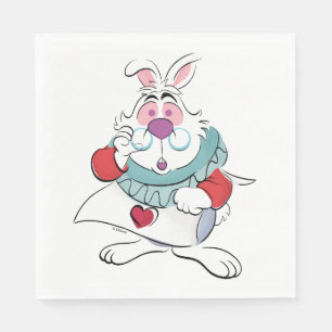 Alice In Wonderland   The White Rabbit Napkin