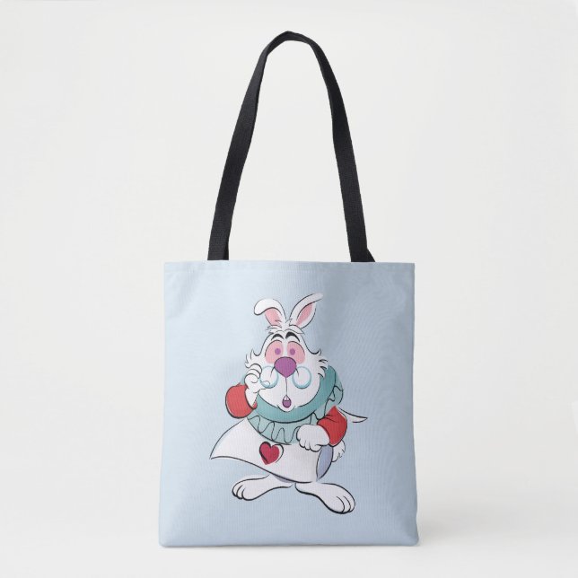 Alice In Wonderland | The White Rabbit Tote Bag (Front)