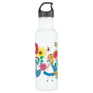 Alice in Wonderland   The Wonderland Flowers 710 Ml Water Bottle
