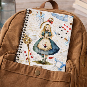 Alice In Wonderland Theme Notebook