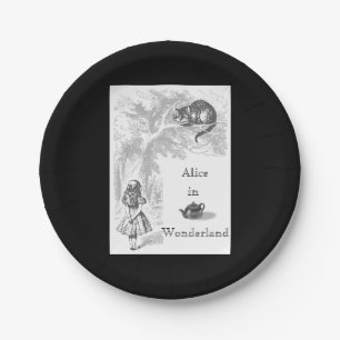 Alice in Wonderland Themed Party Paper Plates