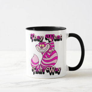 Alice In Wonderland They Went That Way Mug