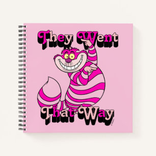Alice In Wonderland   They Went That Way Notebook
