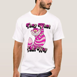 Alice In Wonderland   They Went That Way T-Shirt
