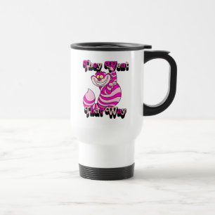 Alice In Wonderland   They Went That Way Travel Mug
