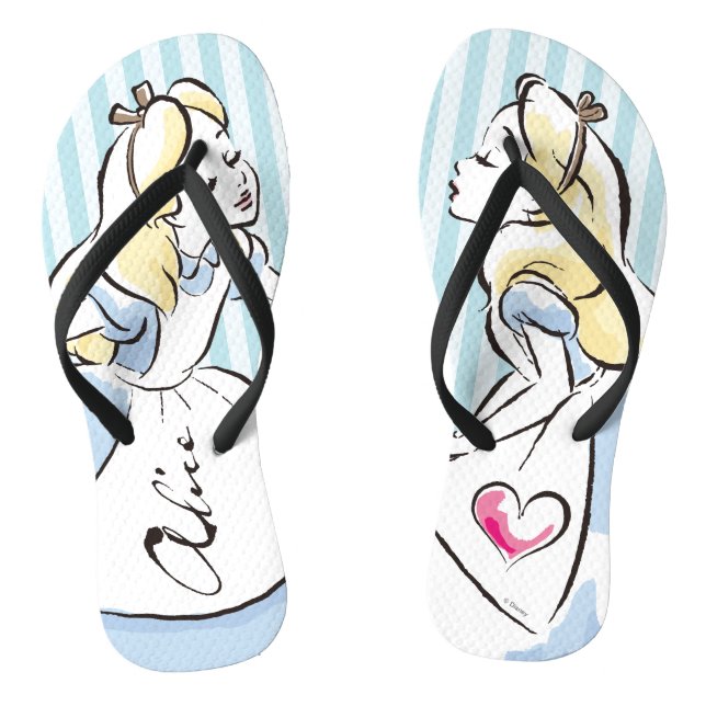 Alice in Wonderland | This Way to Wonderland Flip Flops (Footbed)