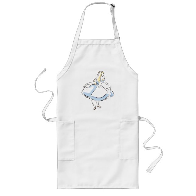 Alice in Wonderland | This Way to Wonderland Long Apron (Front)