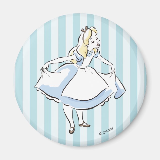 Alice in Wonderland | This Way to Wonderland Magnet (Front)