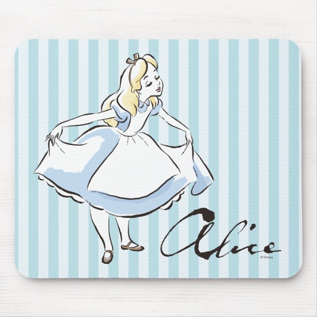 Alice in Wonderland | This Way to Wonderland Mouse Pad (Front)