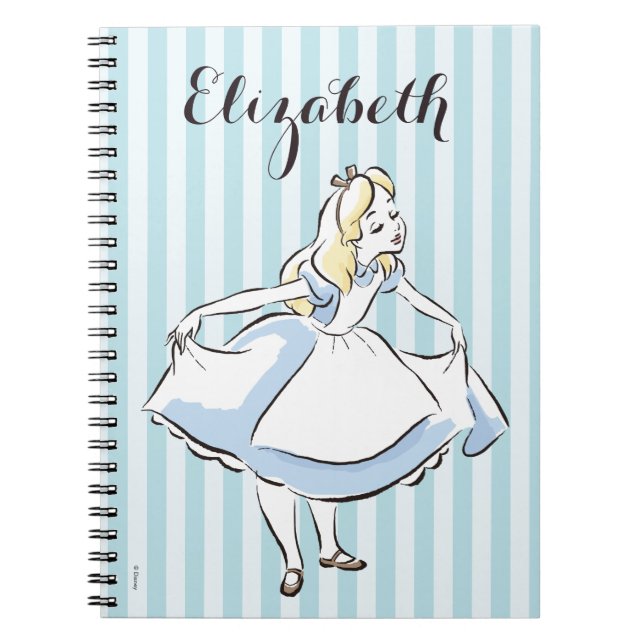 Alice in Wonderland | This Way to Wonderland Notebook (Front)