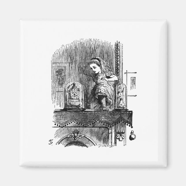 Alice in Wonderland Through the Looking Glass Magnet (Front)
