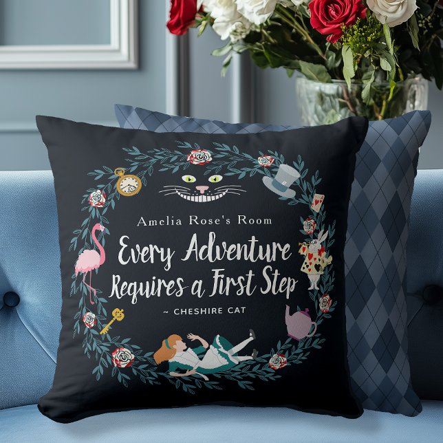 Alice in Wonderland  Throw Pillow (Creator Uploaded)