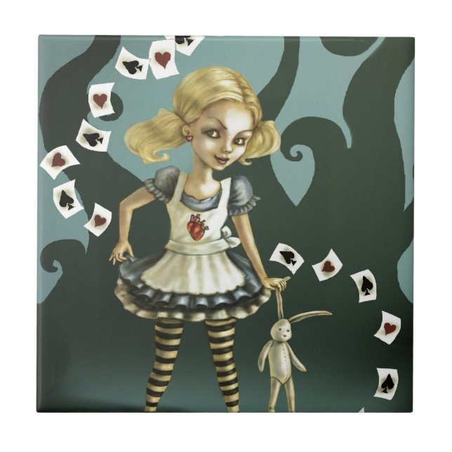 Alice in Wonderland Tile (Front)