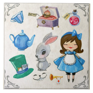 Alice In Wonderland Tile