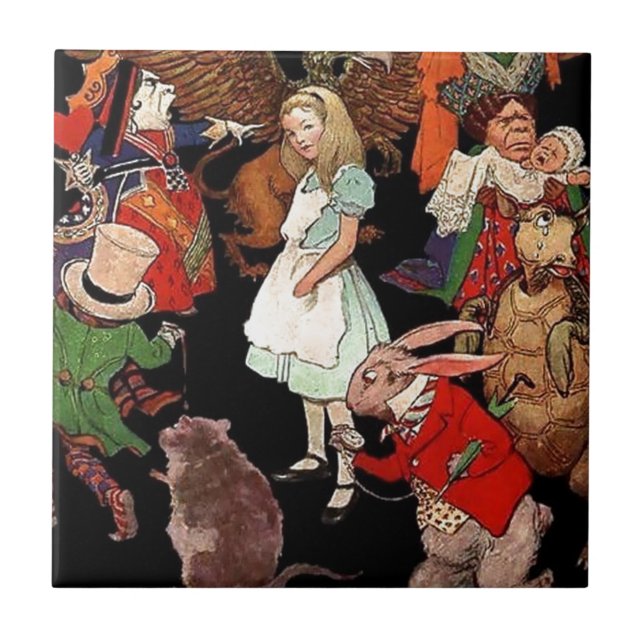 Alice in Wonderland Tile (Front)