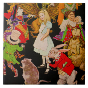Alice In Wonderland  Tile