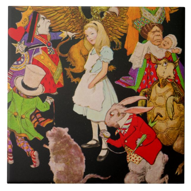 Alice In Wonderland  Tile (Front)