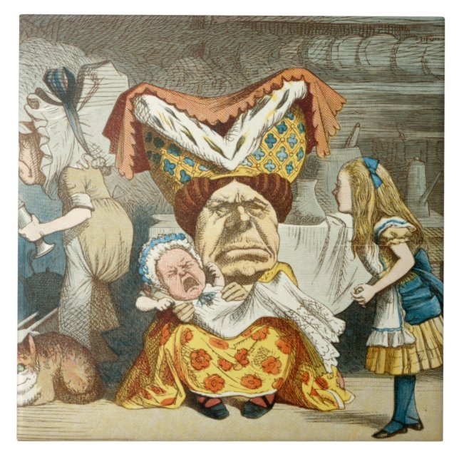 Alice In Wonderland  Tile (Front)