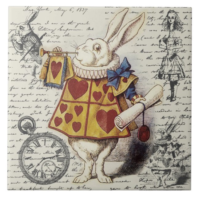 Alice In Wonderland  Tile (Front)
