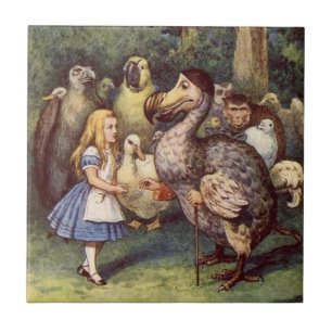 Alice in Wonderland Tile, The Dodo Tile
