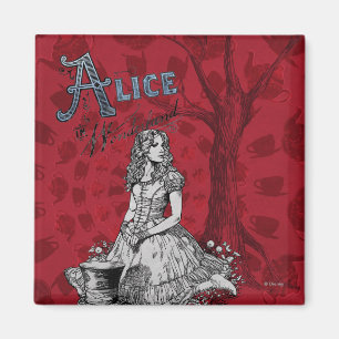 Alice in Wonderland - Tim Burton Magnet