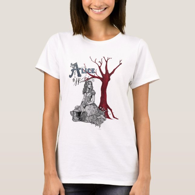 Alice in Wonderland - Tim Burton T-Shirt (Front)