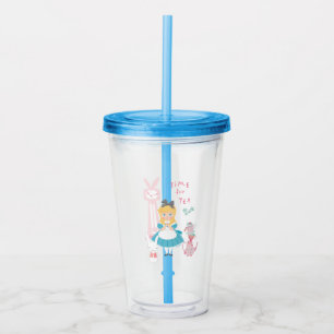 Alice In Wonderland   Time For Tea Acrylic Tumbler