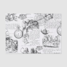 Alice in Wonderland Tissue Paper