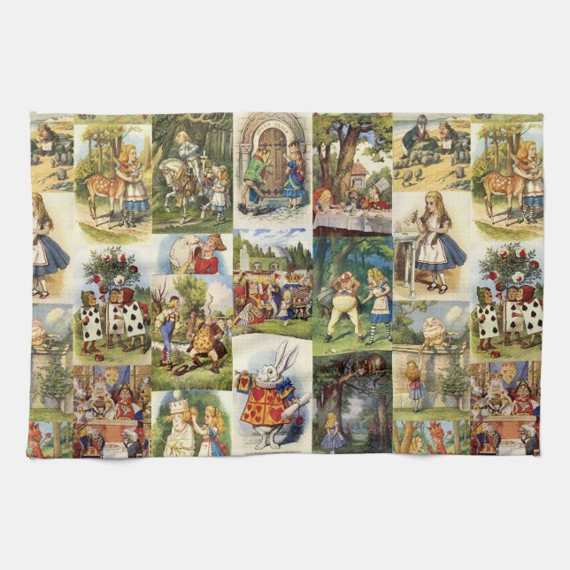 Alice in Wonderland towel (Horizontal)