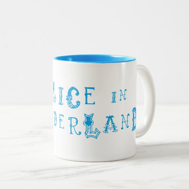 Alice In Wonderland Two Tone Mug (Front Right)