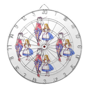 Alice in Wonderland & Unicorn Dartboard