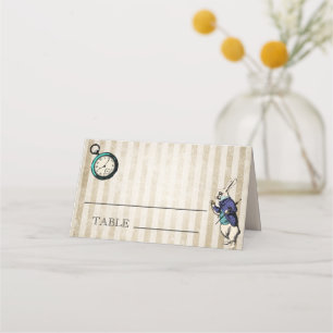 Alice in Wonderland Vintage Wedding Place Card