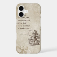 Alice In Wonderland W/Flamingo Adventure Quote