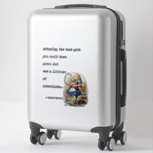 Alice In Wonderland W/Flamingo Adventure Quote