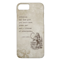 Alice In Wonderland W/Flamingo Adventure Quote
