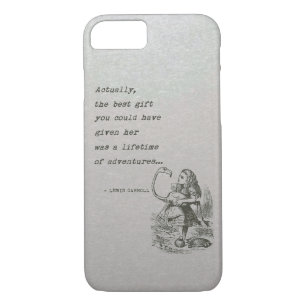 Alice In Wonderland W/Flamingo Adventure Quote Case-Mate iPhone Case
