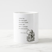 Alice In Wonderland W/Flamingo Adventure Quote