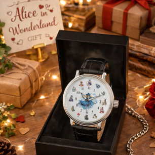 Alice in Wonderland Watch Whimsical Vintage