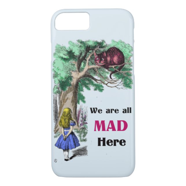 Alice in Wonderland | We are all MAD Here Case-Mate iPhone Case (Back)