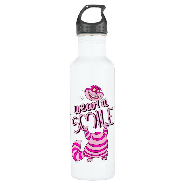 Alice In Wonderland | Wear A Smile 710 Ml Water Bottle (Front)