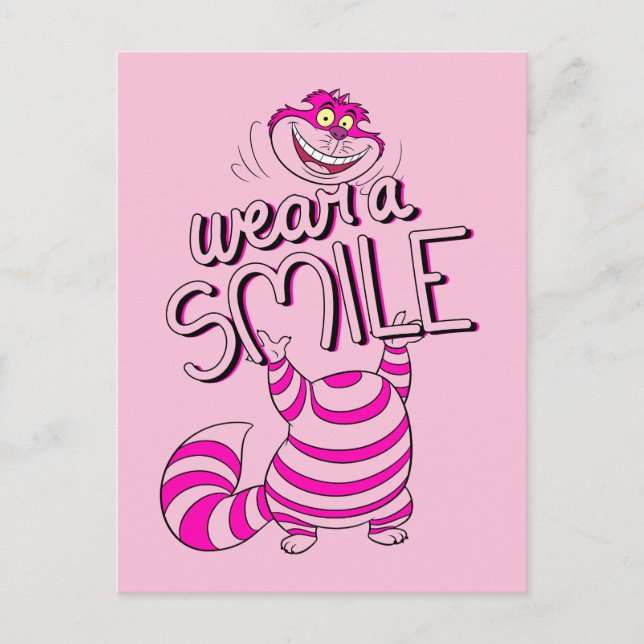 Alice In Wonderland | Wear A Smile Postcard (Front)