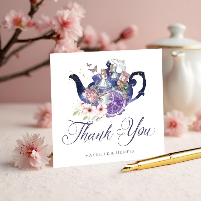 Alice in Wonderland Wedding Wonderland Thank You (Alice in Wonderland Wedding Wonderland Thank You)