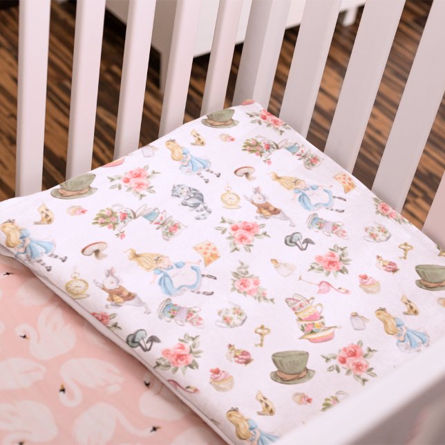 Alice in Wonderland Whimsical Nursery Blanket (Creator Uploaded)
