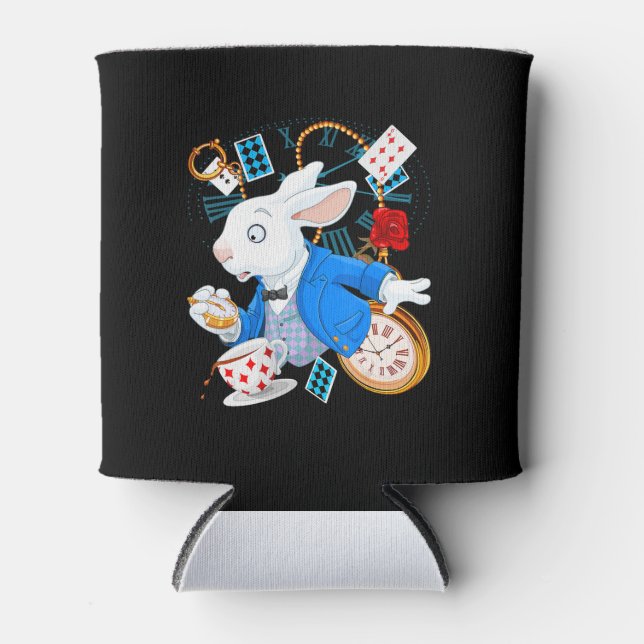 Alice In Wonderland  - White Rabbit Can Cooler (Front)