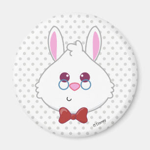 Alice in Wonderland   White Rabbit Emoji Magnet